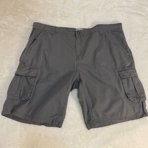 Field & Stream Gray Cotton Cargo Shorts Men’s Waist Size 42